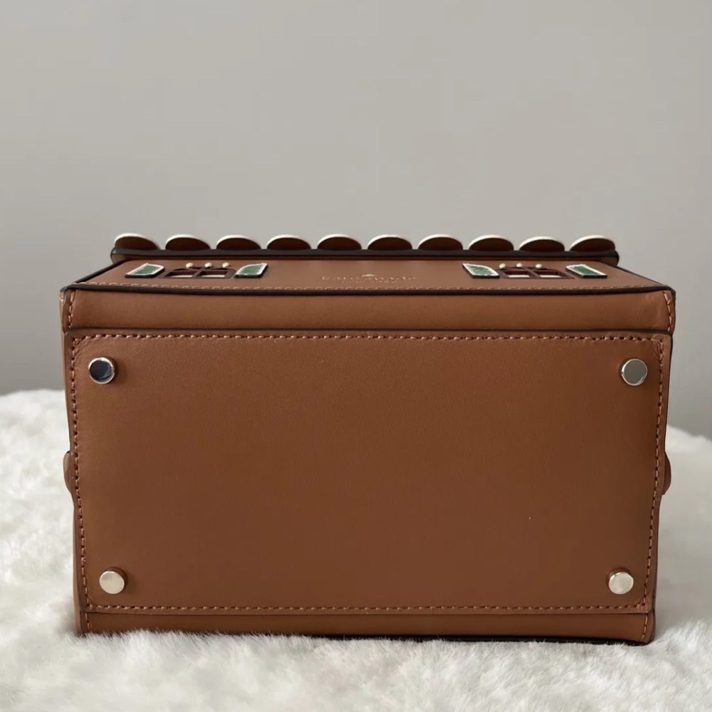 NWT Kate Spade Gingerbread House Top Handle Crossbody Bag Novelty Christmas Gift - Picture 8 of 12